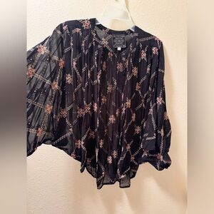 Johnny Was Flounce Blouse